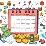 Utilize calendários financeiros para datas importantes