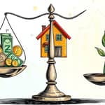 Combine ativos líquidos e não líquidos para equilíbrio