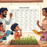 Inclua metas conjuntas para projetos em família