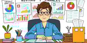 Adote hábitos de revisão semanal das finanças