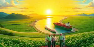 O agronegócio mantém protagonismo com exportações em alta