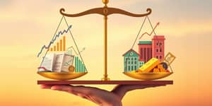 Diversifique seus ativos para equilibrar risco e retorno