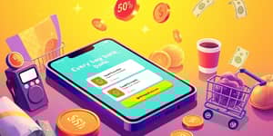 Conta digital com cashback para compras do dia a dia
