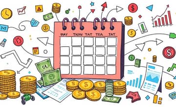 Utilize calendários financeiros para datas importantes