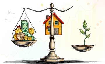 Combine ativos líquidos e não líquidos para equilíbrio