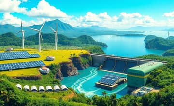 A agenda verde impulsiona projetos de energia limpa