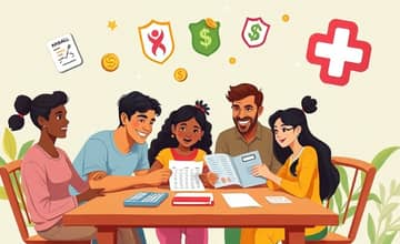 Inclua planos de saúde e seguros no orçamento