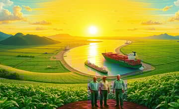 O agronegócio mantém protagonismo com exportações em alta