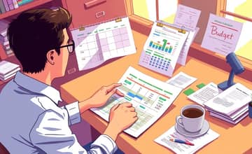 Mantenha uma rotina semanal para revisar o orçamento