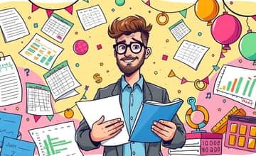 Planeje eventos importantes com base no orçamento anual