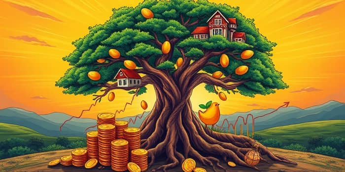 Foque em evolução patrimonial de longo prazo