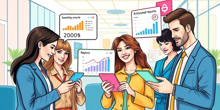 Cartão empresarial com relatório de despesas automático