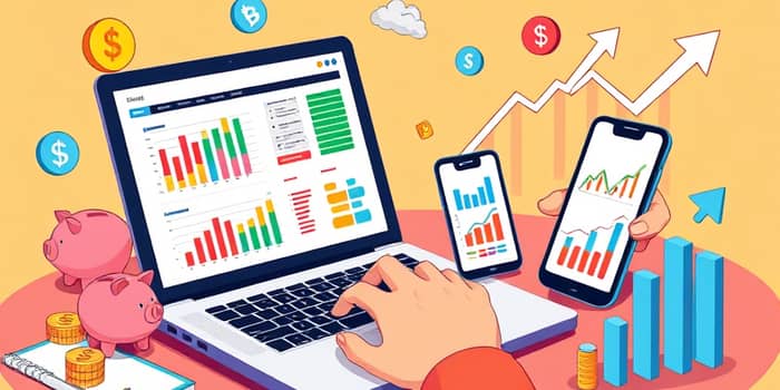 Utilize planilhas ou aplicativos para controle diário