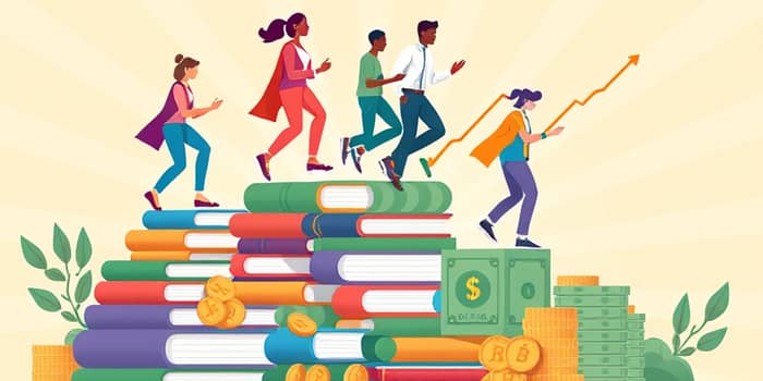Inclua metas de educação financeira contínua