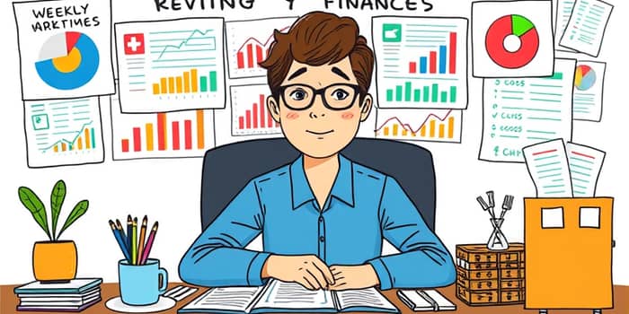 Adote hábitos de revisão semanal das finanças