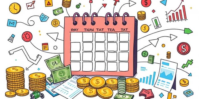 Utilize calendários financeiros para datas importantes