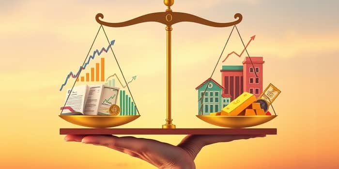 Diversifique seus ativos para equilibrar risco e retorno