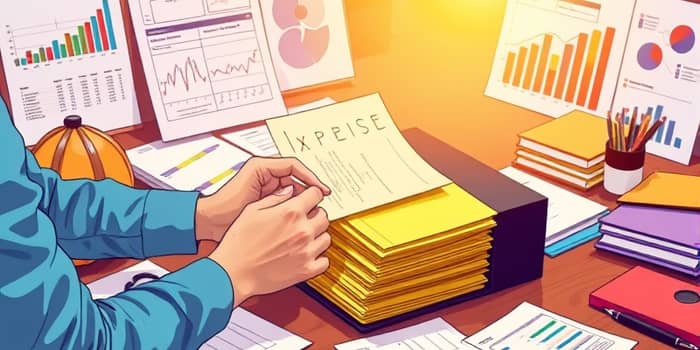 Separe categorias de gastos para melhor organização