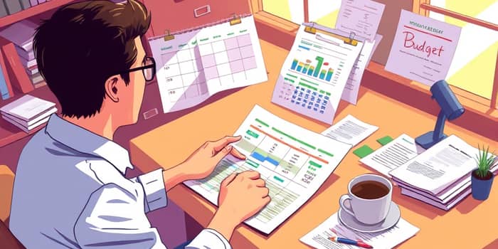 Mantenha uma rotina semanal para revisar o orçamento